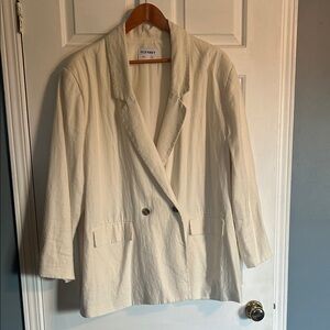 Old Navy Women's Cream Blazer